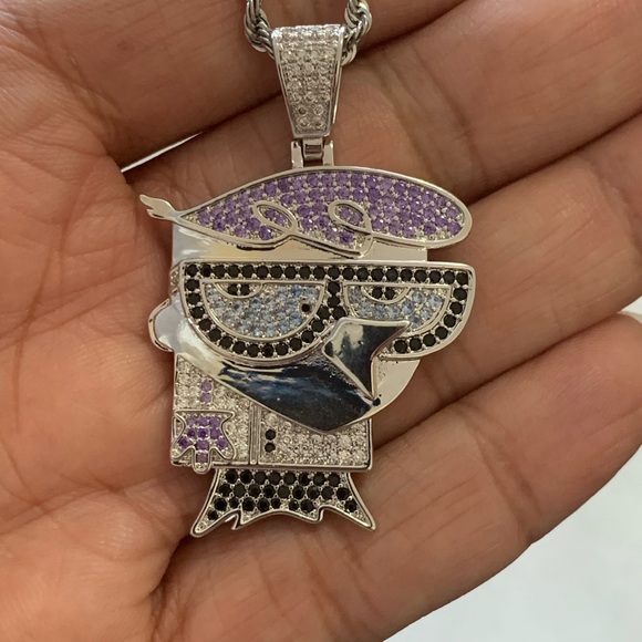 Sterling Silver 92.5% purity CZ Stone Gold Finishe - Picture 4 of 6